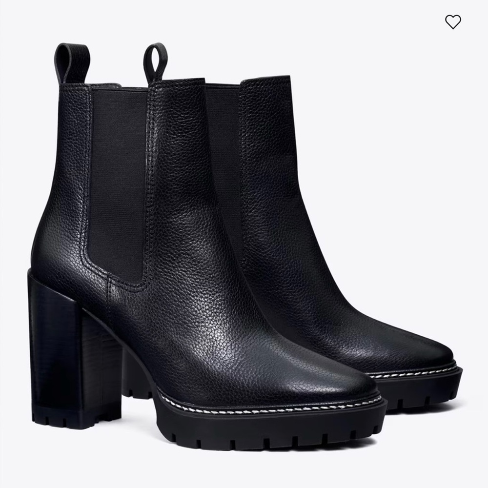 TORY BURCH CARSON LUG SOLE ANKLE BOOT SIZE 11